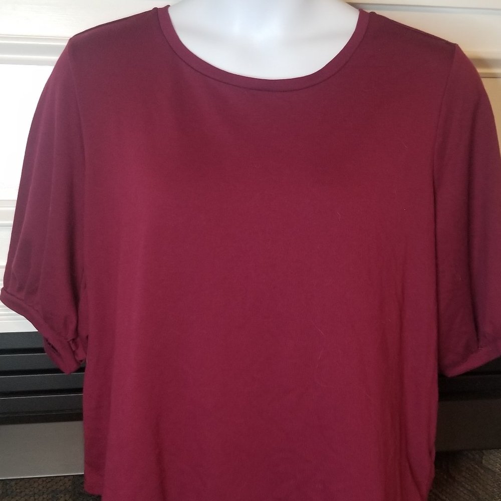 Burgundy color shirt by Time and Tru size XXL